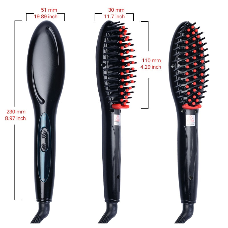 FAST HAIR STRAIGHTENER HAIR ELECTRIC BRUSH