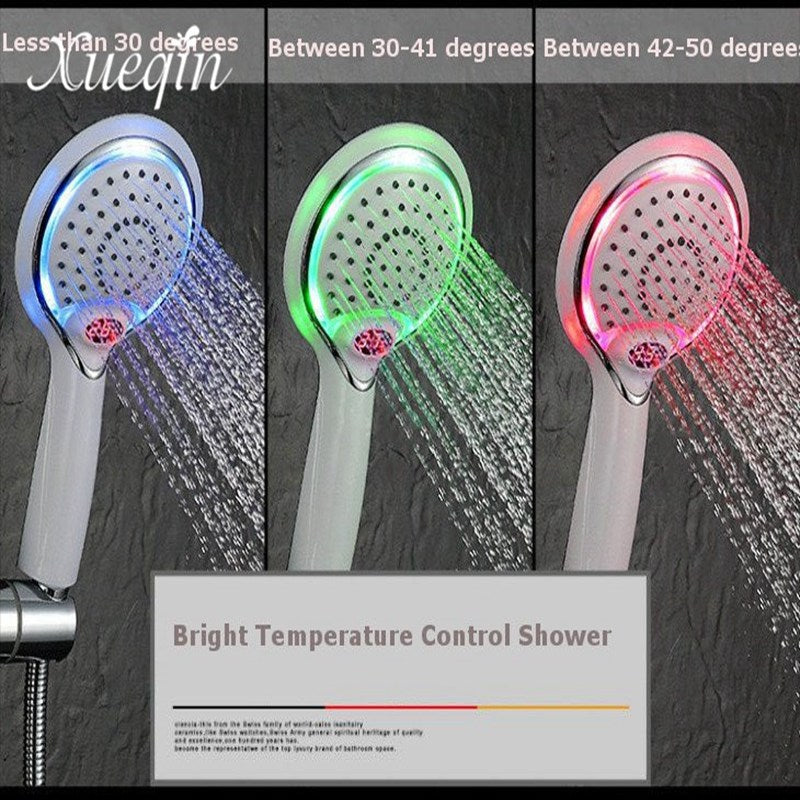 TEMPERATURE LED SHOWER HEAD