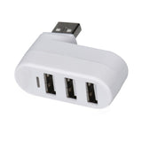 Mini Rotatable 3-Port USB Hub