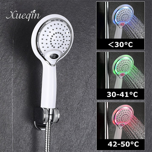 TEMPERATURE LED SHOWER HEAD